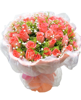 36 Pink Roses